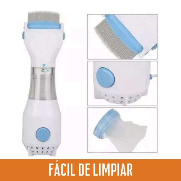 Peine Eléctrico Saca Piojos