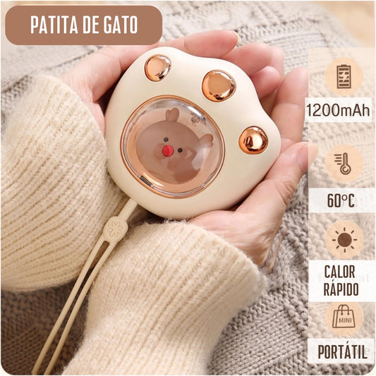 Calentador de Manos USB patita de gato