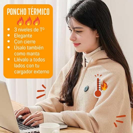 CAPA poncho MANTA TERMICA USB